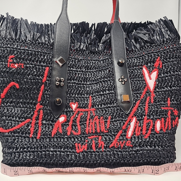 Christian Louboutin Frangibus Logo-Embroidered Tote Bag - Picture 7 of 13